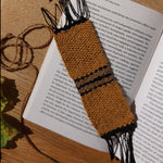 ***SALE*** Handmade Woven Bookmark Toffee