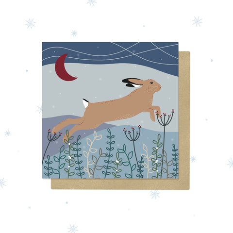 ****SALE*** Hare Christmas Card
