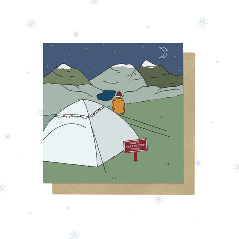 ***SALE*** WildCamping Christmas Card